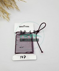 3 mm Yuvarlak Yumuşak Lastik İp 5 mt | Bel Paça Don Lastiği | Aksesuar Lastiği Bordo_177