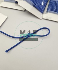 3 mm Yuvarlak Yumuşak Lastik İp 5 mt | Bel Paça Don Lastiği | Aksesuar Lastiği Saks Mavi_213