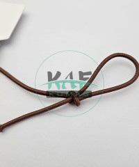 3 mm Yuvarlak Yumuşak Lastik İp 5 mt | Bel Paça Don Lastiği | Aksesuar Lastiği Kahverengi_288
