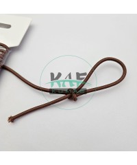 3 mm Yuvarlak Yumuşak Lastik İp 5 mt | Bel Paça Don Lastiği | Aksesuar Lastiği Kahverengi_288