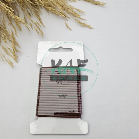 3 mm Yuvarlak Yumuşak Lastik İp 5 mt | Bel Paça Don Lastiği | Aksesuar Lastiği Kahverengi_288