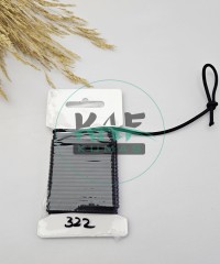 3 mm Yuvarlak Yumuşak Lastik İp 5 mt | Bel Paça Don Lastiği | Aksesuar Lastiği Siyah_322