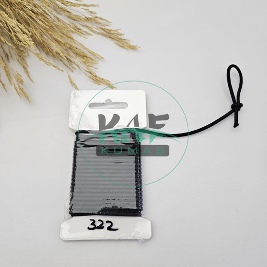 3 mm Yuvarlak Yumuşak Lastik İp 5 mt | Bel Paça Don Lastiği | Aksesuar Lastiği Siyah_322