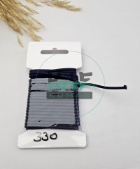 3 mm Yuvarlak Yumuşak Lastik İp 5 mt | Bel Paça Don Lastiği | Aksesuar Lastiği Lacivert_330
