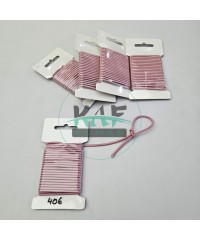 3 mm Yuvarlak Yumuşak Lastik İp 5 mt | Bel Paça Don Lastiği | Aksesuar Lastiği Gül Kurusu_406