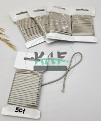 3 mm Yuvarlak Yumuşak Lastik İp 5 mt | Bel Paça Don Lastiği | Aksesuar Lastiği Bej_501