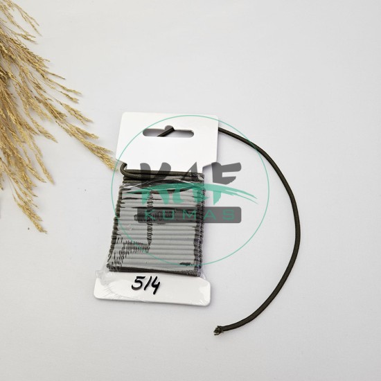 3 mm Yuvarlak Yumuşak Lastik İp 5 mt | Bel Paça Don Lastiği | Aksesuar Lastiği Haki_514