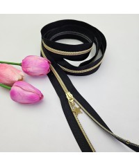 Ferace Mont Hırka Fermuarı | Separe Tip 5 Naylon Dişli Yıldız Elcikli Fermuar Uzunluk: 110 cm Siyah