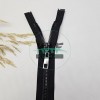 Siyah Renk Metal Elcikli Açık Uçlu Fermuar | Naylon Dişli Fermuar Uzunluk 58 cm