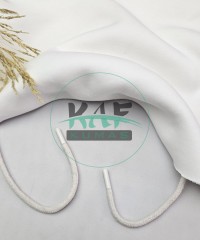 Ekru Sweatshirt-Eşofman İpi / Ayakkabı Bağcığı / Yuvarlak Tress Kordon İp 130 cm