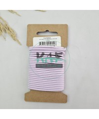 3 mm Yuvarlak Yumuşak Lastik İp 5 mt | Bel Paça Don Lastiği | Aksesuar Lastiği Açık Lila_165