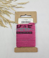 3 mm Yuvarlak Yumuşak Lastik İp 5 mt | Bel Paça Don Lastiği | Aksesuar Lastiği Soft Fuşya_402