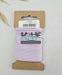 Pudra 3 mm Yuvarlak Yumuşak Lastik İp 5 mt | Bel Paça Don Lastiği | Aksesuar Lastiği