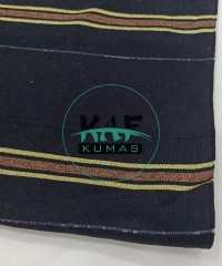 Simli Sarı Çizgili Siyah Yaka