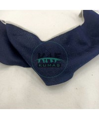 Kenar Çizgili Antrasit Yaka