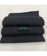 Kalın Çizgili Siyah Yaka