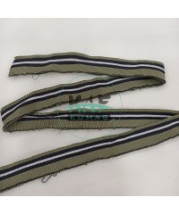 Krem Çizgili Siyah Manşet Krem Çizgili Siyah Manşet