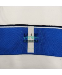 Kenar Çizgili Turkuaz Yaka