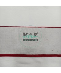 Kenar Çizgili Beyaz Yaka