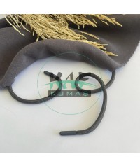 Plastik Uçlu 118 cm Kordon | Antrasit Plastik Uçlu 118 cm Kordon | Antrasit