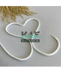 Set Fırsat* Ekru 50'lu Kordon Bağcık Asetat Uçlamalı 140 cm & No 5 Gümüş Renk 100'li Kuşgözü Set