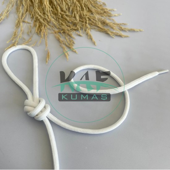 Set Fırsat* Ekru 50'lu Kordon Bağcık Asetat Uçlamalı 140 cm & No 5 Gümüş Renk 100'li Kuşgözü Set