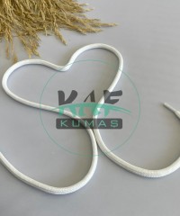 Plastik Uçlu 140 cm Kordon | Ekru