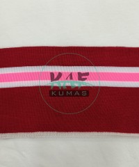 Pembe Çizgili Kırmızı Yaka Pembe Çizgili Kırmızı Yaka
