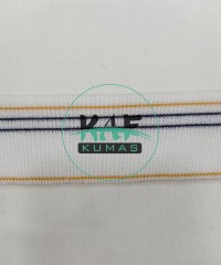 Sarı Lacivert Çizgili Beyaz Yaka