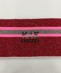 Simli Çizgili Kırmızı Yaka Simli Çizgili Kırmızı Yaka