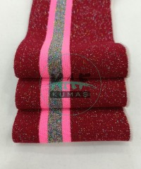 Simli Çizgili Kırmızı Yaka Simli Çizgili Kırmızı Yaka