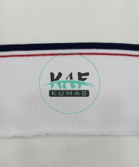 0-4 Yaş Lacivert Kırmızı Çizgili Beyaz Yaka