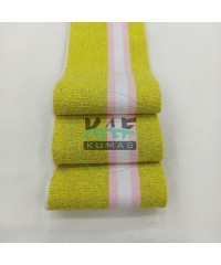 Soft Pembe Çizgili Sarı Yaka