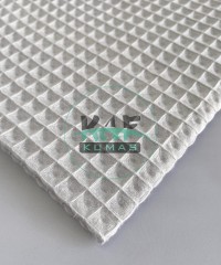 Büyük Kareli Waffle Pike Kumaş | 100% Pamuk | W-08 Büyük Kareli Waffle Pike Kumaş | 100% Pamuk | W-08