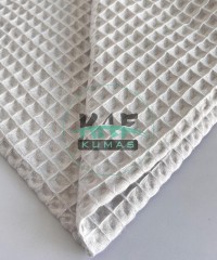 Büyük Kareli Waffle Pike Kumaş | 100% Pamuk | W-08 Büyük Kareli Waffle Pike Kumaş | 100% Pamuk | W-08