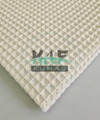Büyük Kareli Waffle Pike Kumaş | 100% Pamuk | W-02 Büyük Kareli Waffle Pike Kumaş | 100% Pamuk | W-02