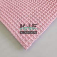 Büyük Kareli Waffle Pike Kumaş | 100% Pamuk | W-23 Büyük Kareli Waffle Pike Kumaş | 100% Pamuk | W-23