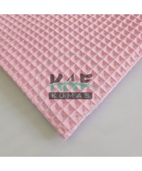 Büyük Kareli Waffle Pike Kumaş | 100% Pamuk | W-23 Büyük Kareli Waffle Pike Kumaş | 100% Pamuk | W-23
