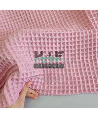 Büyük Kareli Waffle Pike Kumaş | 100% Pamuk | W-23