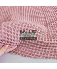 Büyük Kareli Waffle Pike Kumaş | 100% Pamuk | W-26