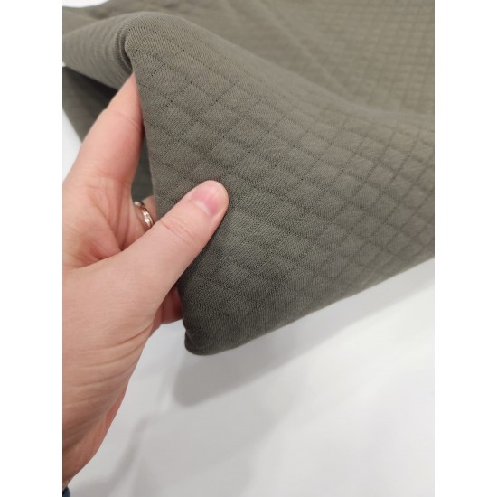 Haki Kapitone Kumaş | Parça 130x170 cm Haki Kapitone Kumaş | Parça 130x170 cm