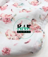 Baskılı %100 Pamuklu Müslin Battaniye | Bebekli