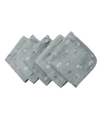 5 Adet Bulut Desen Müslin Bebek Ağız Bezi 5 Adet Bulut Desen Müslin Bebek Ağız Bezi