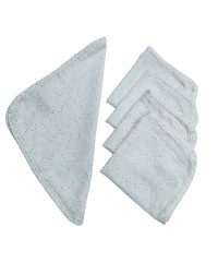 5 Adet Soft Puantiye Desen Müslin Bebek Ağız Bezi 5 Adet Soft Puantiye Desen Müslin Bebek Ağız Bezi
