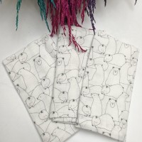 Kutup Ayısı Desenli Müslin Örtü Ve 3'Lü Mendil Seti Kutup Ayısı Desenli Müslin Örtü Ve 3'Lü Mendil Seti