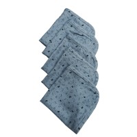 5 Adet Maske Desen Müslin Bebek Ağız Bezi 5 Adet Maske Desen Müslin Bebek Ağız Bezi