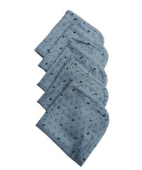 5 Adet Maske Desen Müslin Bebek Ağız Bezi 5 Adet Maske Desen Müslin Bebek Ağız Bezi
