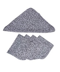 5 Adet Mor Çizgiler Desen Müslin Bebek Ağız Bezi 5 Adet Mor Çizgiler Desen Müslin Bebek Ağız Bezi