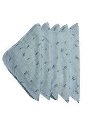 5 Adet Origami Gemi Desen Müslin Bebek Ağız Bezi 5 Adet Origami Gemi Desen Müslin Bebek Ağız Bezi