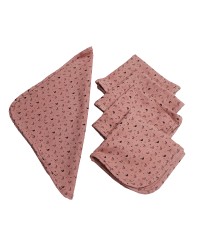 5 Adet Pembe Kuğu Desen Müslin Bebek Ağız Bezi 5 Adet Pembe Kuğu Desen Müslin Bebek Ağız Bezi